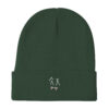 Knit Beanie Green Front