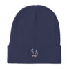 Knit Beanie Navy Front