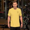 Unisex Staple T shirt Steel yellow Front